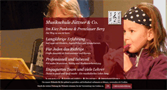 Desktop Screenshot of musikschule-juettner.de